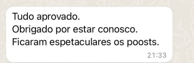 Depoimento de cliente 1